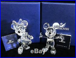 Swarovski Crystal Mickey and Minnie Mouse Figurines New in box ...