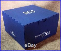 1003148 Swarovski Crystal 2010 Tiger SCS Figurine In Original Box
