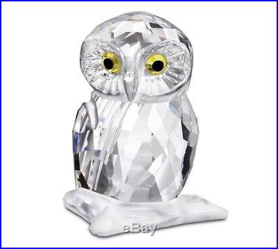 1003319 Owl, small Lucky Bird Crystal Figurine Swarovski Authentic MIB