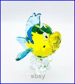 100% SWAROVSKI Disney The Little Mermaid Flounder Figurine Display Deco 5552917