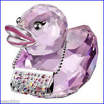 1096025 Happy Duck, Fancy Felicia Pink Swarovski Crystal? MIB