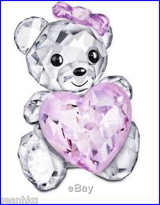 1096732 Only For You Kris Bear Heart I Love You Pink Clear Crystal Swarovski MIB