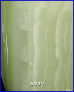 10.3 Afghanistan Jade Hand Carved Crystal Vase Sculpture, Crystal Healing