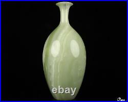 10.3 Afghanistan Jade Hand Carved Crystal Vase Sculpture, Crystal Healing