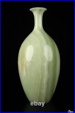 10.3 Afghanistan Jade Hand Carved Crystal Vase Sculpture, Crystal Healing