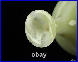 10.3 Afghanistan Jade Hand Carved Crystal Vase Sculpture, Crystal Healing