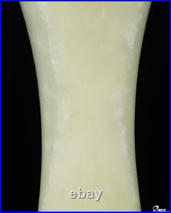 11.7 Afghanistan Jade Hand Carved Crystal Vase Sculpture, Crystal Healing