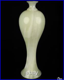 11.7 Afghanistan Jade Hand Carved Crystal Vase Sculpture, Crystal Healing