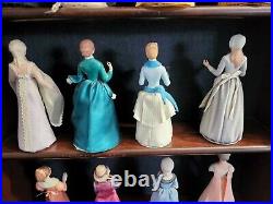 12 GREAT AMERICAN WOMEN FIGURINES in WOODEN CASE by the US Historical Society