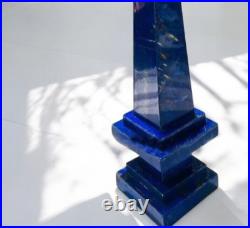 12 Lapis Lazuli Obelisk Unique Sculpture for Modern Home & Hotel Decoration 12 Lapis Lazuli Obelisk Unique Sculpture for Modern Home & Hotel Decoration