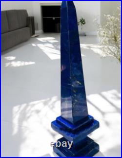 12 Lapis Lazuli Obelisk Unique Sculpture for Modern Home & Hotel Decoration 12 Lapis Lazuli Obelisk Unique Sculpture for Modern Home & Hotel Decoration