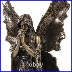 14 Anne Stokes ONLY LOVE REMAINS Guardian Angel Fairy Bronze Color Statue