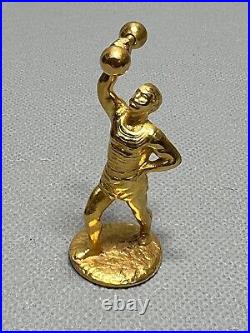 1890 German American Turnverein Gymnastic Turner Figurine Bronze Jahn Turnvater