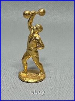 1890 German American Turnverein Gymnastic Turner Figurine Bronze Jahn Turnvater