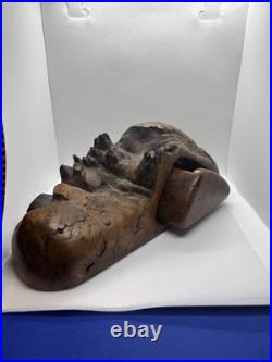 1970s Tree Root Art sculpture With Secret Stash Compartment Lined With Velvet 1970s Tree Root Art sculpture With Secret Stash Compartment Lined With Velvet