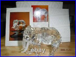 1993 Swarovski Crystal Annual'ELEPHANT' Signed by ARTIST Boxes & COA MINT