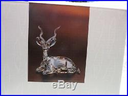 1994 Swarovski Crystal Annual Figurine KUDU african animal With Box