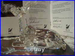 1994 Swarovski Silver Crystal Annual KUDU Box & COA MINT