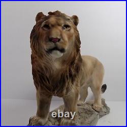 1998 Debra Minette Wildlife Sculpture Lion (! #@b4)