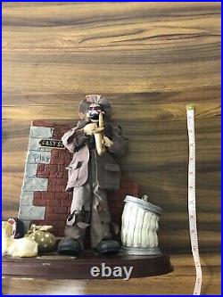 1999 Flambro Jazz Collection REAL RAGS Musical Collection Emmett Kelly Jr. #0125