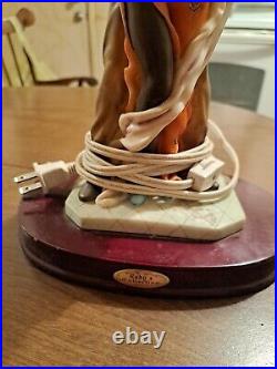 2000 Crosa Ruby's Collection African American Couple Statue Figurine Lamp 22 In