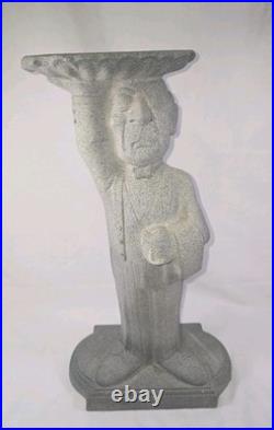 2000 Niles the Butler Universal Statue #454 17 Concrete Statue Drink Holder