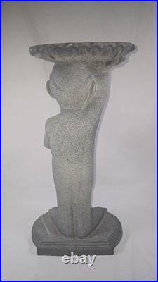 2000 Niles the Butler Universal Statue #454 17 Concrete Statue Drink Holder