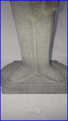 2000 Niles the Butler Universal Statue #454 17 Concrete Statue Drink Holder
