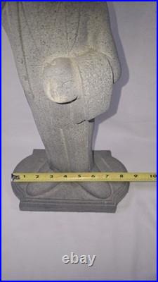 2000 Niles the Butler Universal Statue #454 17 Concrete Statue Drink Holder