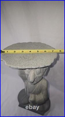 2000 Niles the Butler Universal Statue #454 17 Concrete Statue Drink Holder