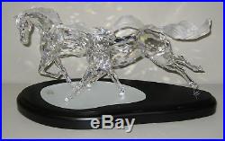 2001 Swarovski Limited Edition WILD HORSES Mint In Box withCOA & All Accessories