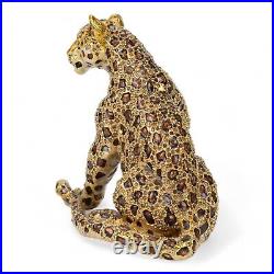 2002 Jay Strongwater Leopard Elvira with Swarovski Crystals