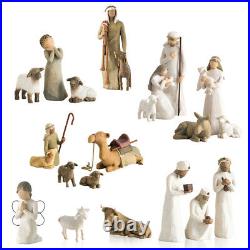20pcs Willow Tree Nativity Sculpted Hand-Painted Nativity Figures Christmas Gift