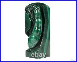 2.3 Malachite Carved Crystal Pea Seal, Crystal Healing