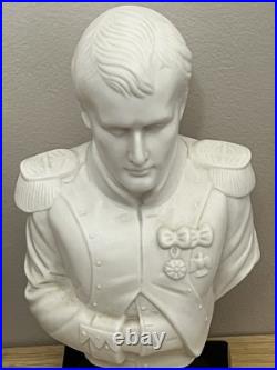 2-Beautiful Detailed Vintage Napoleon Bonaparte Bisque Porcelain Bust Figures 2-Beautiful Detailed Vintage Napoleon Bonaparte Bisque Porcelain Bust Figures