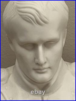 2-Beautiful Detailed Vintage Napoleon Bonaparte Bisque Porcelain Bust Figures 2-Beautiful Detailed Vintage Napoleon Bonaparte Bisque Porcelain Bust Figures