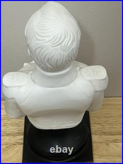 2-Beautiful Detailed Vintage Napoleon Bonaparte Bisque Porcelain Bust Figures 2-Beautiful Detailed Vintage Napoleon Bonaparte Bisque Porcelain Bust Figures