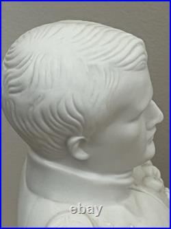 2-Beautiful Detailed Vintage Napoleon Bonaparte Bisque Porcelain Bust Figures 2-Beautiful Detailed Vintage Napoleon Bonaparte Bisque Porcelain Bust Figures