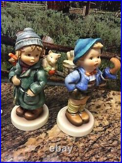 2 Hummels Lucky Friend 2235 And Home From Market(mib) 198