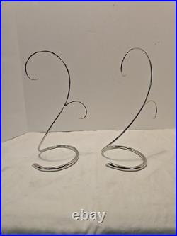 2- Swarovski Crystal Ornament 9 Display Stand #5191356 With Box/Plastic 2- Swarovski Crystal Ornament 9 Display Stand #5191356 With Box/Plastic