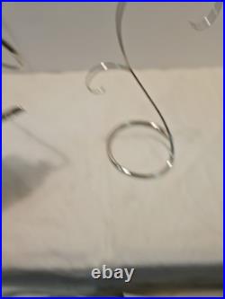 2- Swarovski Crystal Ornament 9 Display Stand #5191356 With Box/Plastic 2- Swarovski Crystal Ornament 9 Display Stand #5191356 With Box/Plastic