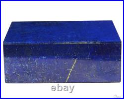 3.2 Lapis Lazuli Carved Crystal Jewelry Box, Crystal Healing