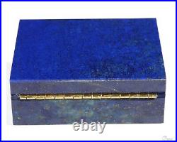 3.2 Lapis Lazuli Carved Crystal Jewelry Box, Crystal Healing