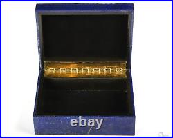 3.2 Lapis Lazuli Carved Crystal Jewelry Box, Crystal Healing