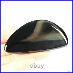 3.3 Rainbow Obsidian Hand Carved Crystal Geometric Solid Sculpture, Healing