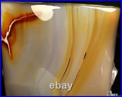 3.5 Premium Brazilian Agate Hand Carved Crystal Cup with Horse, Crystal Healing 3.5 Premium Brazilian Agate Hand Carved Crystal Cup with Horse, Crystal Healing