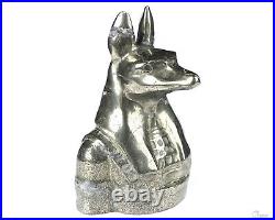 3.8 Pyrite Hand Carved Crystal Dog Sculpture, Crystal Healing