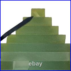 (3) Mary Kay Simoni Stacked Glass House Art Sculpture Paperweight 1992 READ (3) Mary Kay Simoni Stacked Glass House Art Sculpture Paperweight 1992 READ