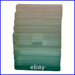 (3) Mary Kay Simoni Stacked Glass House Art Sculpture Paperweight 1992 READ (3) Mary Kay Simoni Stacked Glass House Art Sculpture Paperweight 1992 READ