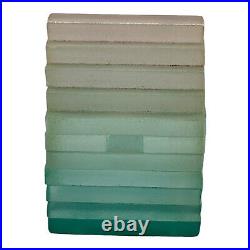 (3) Mary Kay Simoni Stacked Glass House Art Sculpture Paperweight 1992 READ (3) Mary Kay Simoni Stacked Glass House Art Sculpture Paperweight 1992 READ